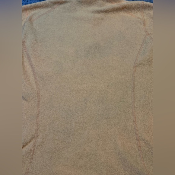 The North Face Pullover Fleece Jacket Juniors Size Large Peach Color - Picture 10 of 12